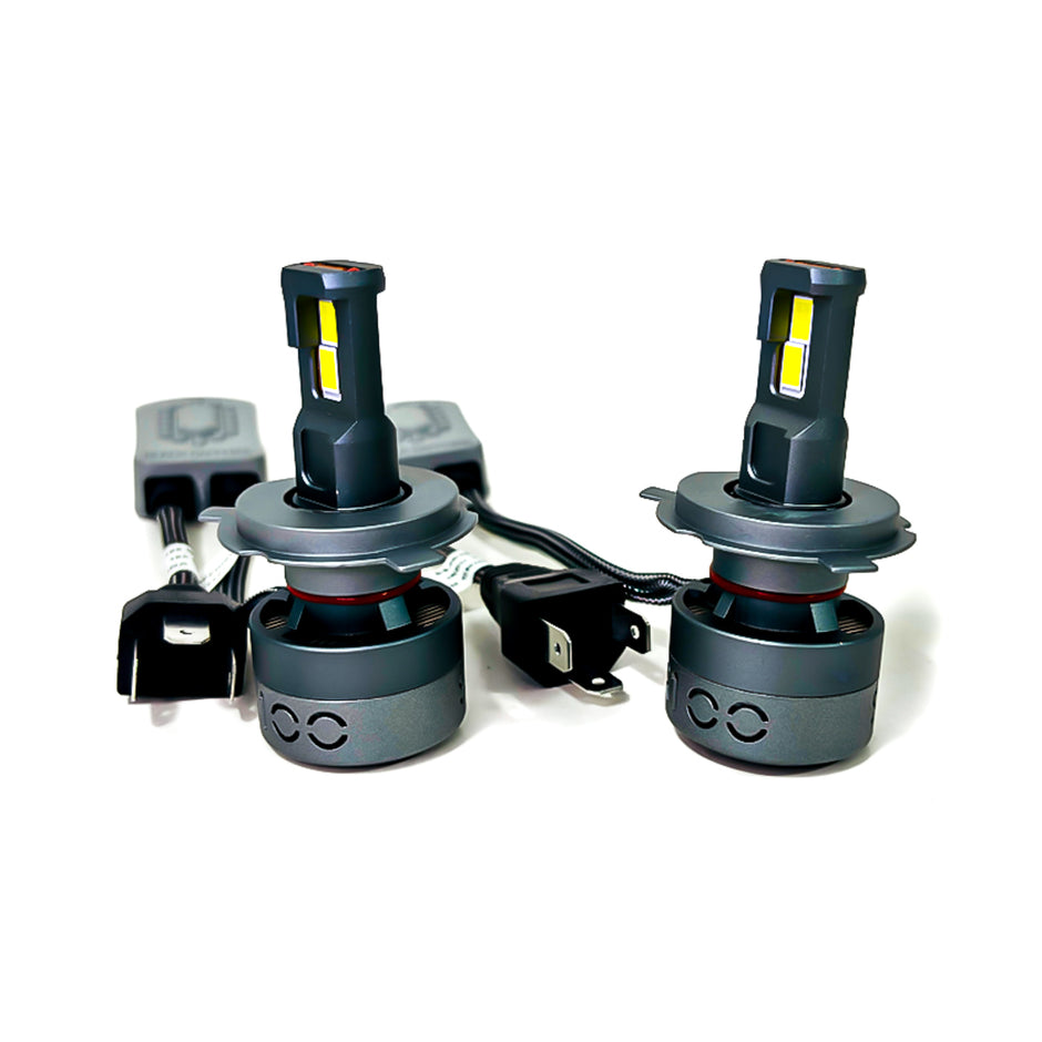 Kit Ampolletas Turbo Led Black Sapphire Ir100 Dakar 75w