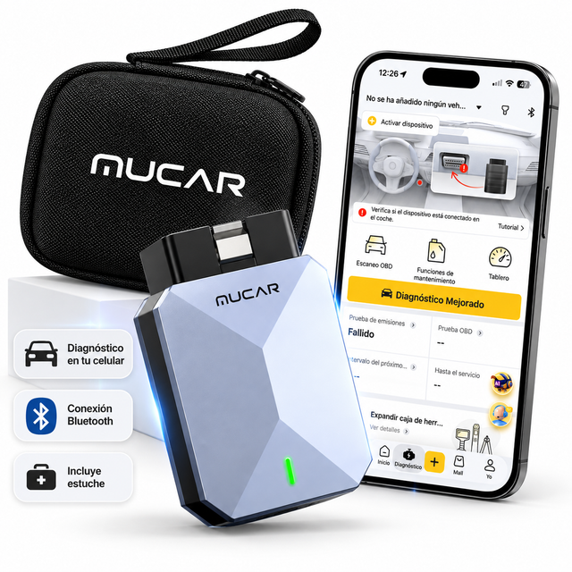 Escáner Mucar Bt200 Max Can FD Bidireccional +15 Reinicios