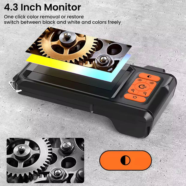 Cámara Endoscópica T31A 30 Metros 1080P IP67 Pantalla 4.3"