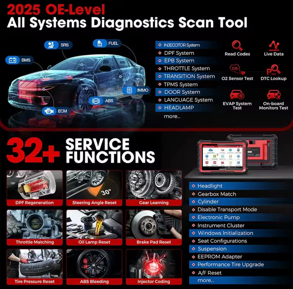 Escáner Launch X431 Pro Elite /can Fd / doip / Bidireccional