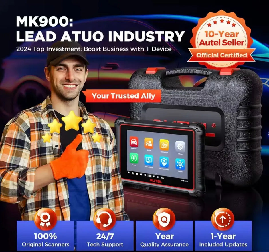 Escáner Autel Mk900 Can Fd Doip Bidireccional/ +40 Servicios