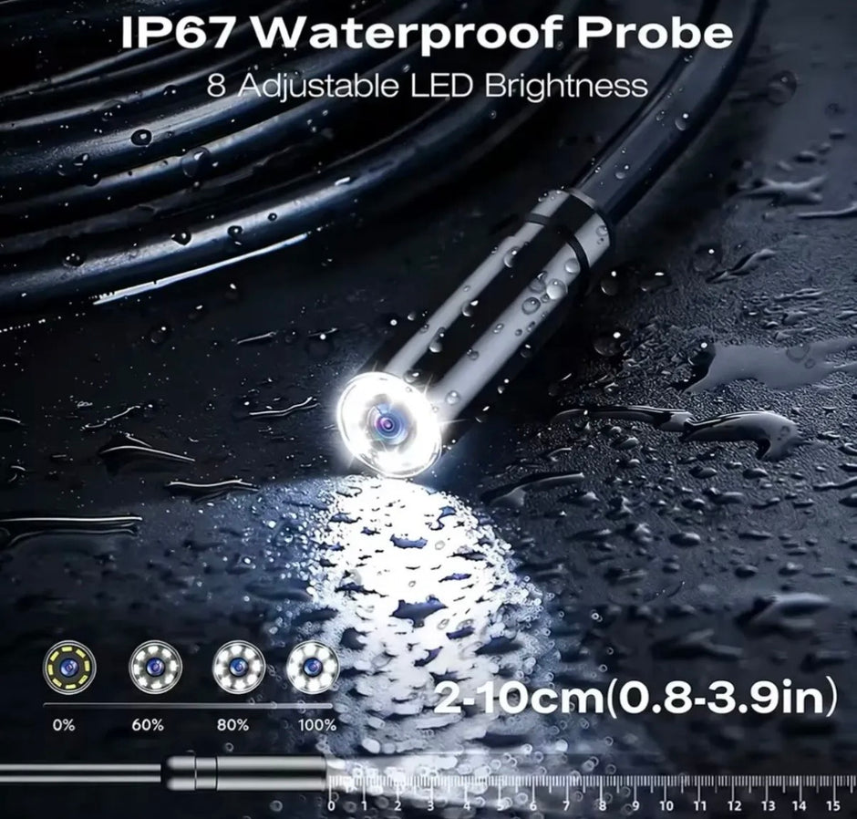 Cámara Endoscópica 30 Metros - Impermeable IP68