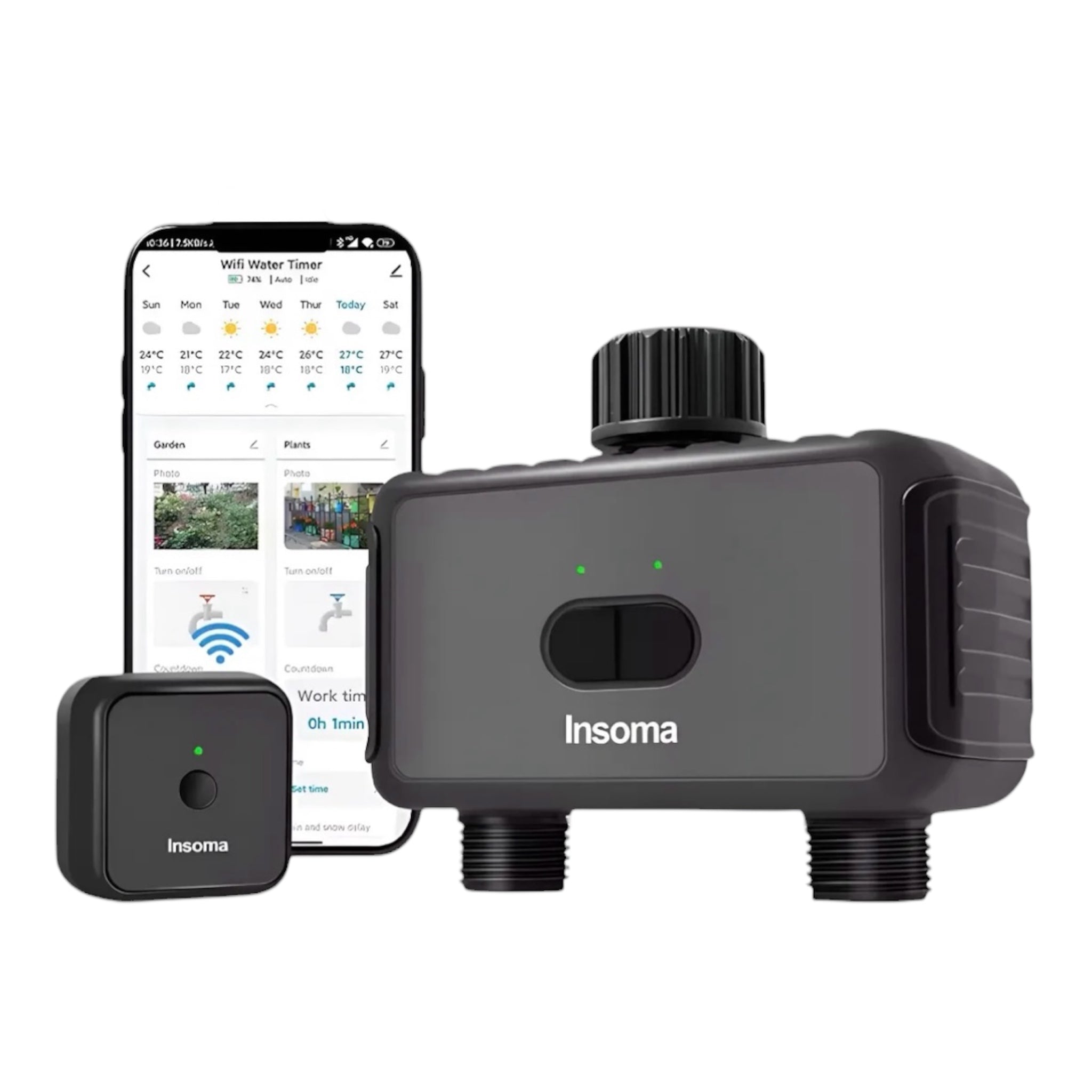 Temporizador De Rocío De Agua Inteligente / Sistema De Riego