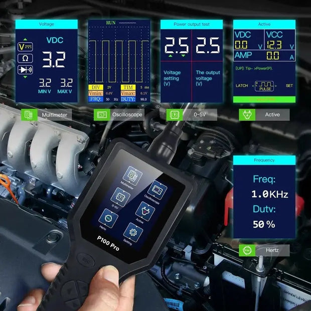 Probador De Circuito Automotriz, Punta Lógica/ Osciloscopio - thor insumos