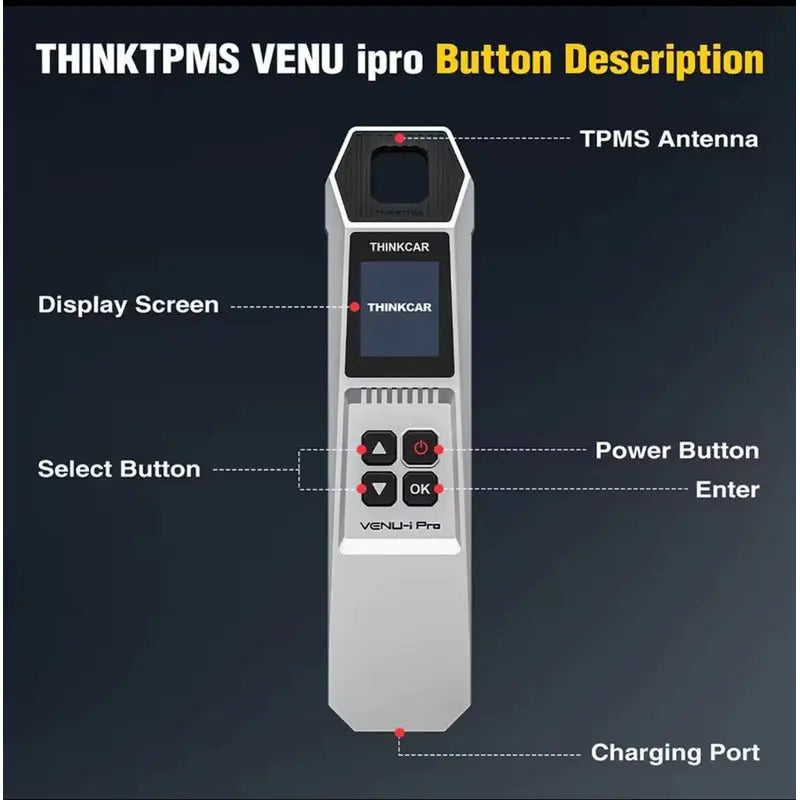 Programador De Sensor Tpms De Auto Thinkcar Venu-i - thor insumos