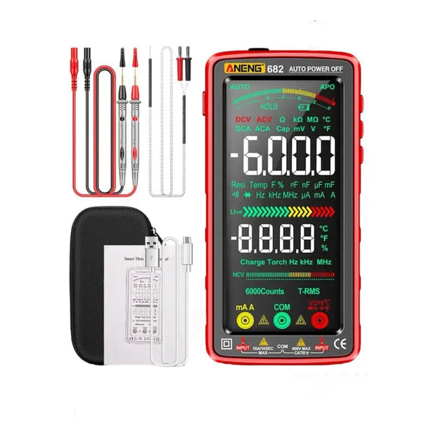 Multímetro Digital Inteligente  Automático Recargable - thor insumos