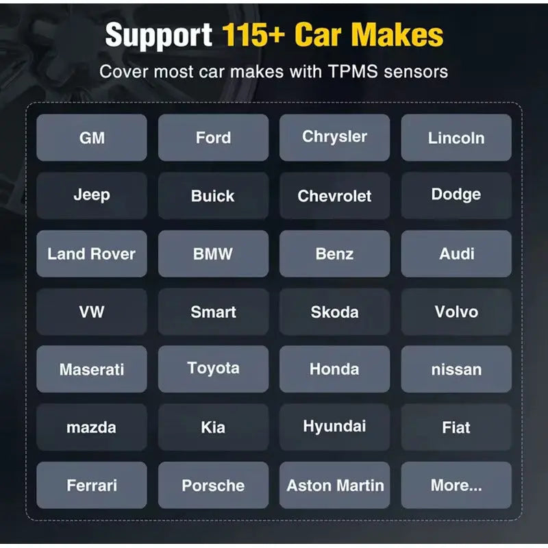 Programador De Sensor Tpms De Auto Thinkcar Venu-i - thor insumos