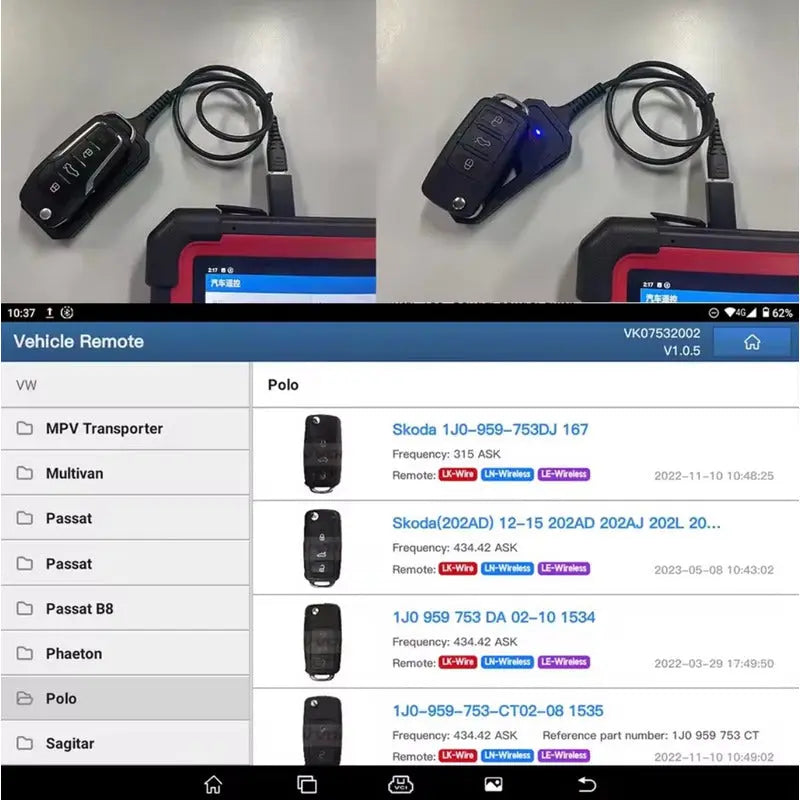 Programador De Llaves Para  Launch X431/ Set Con Llaves/ Imm - thor insumos