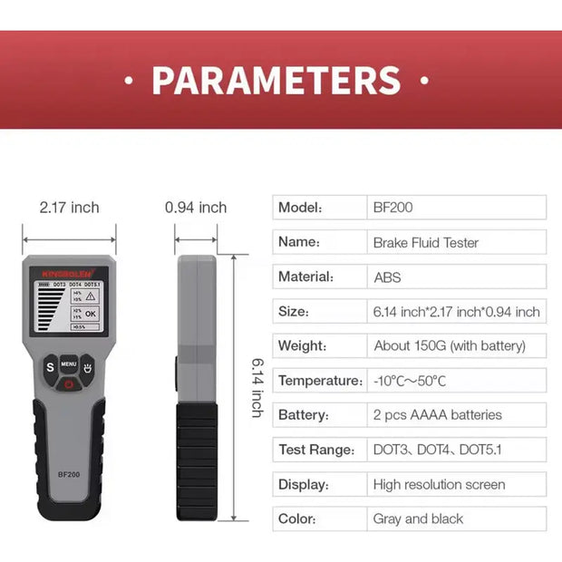 Probador De Líquido De Freno / Diagnóstico Automotriz - thor insumos
