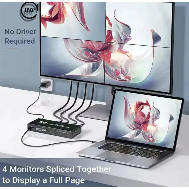 Controlador De Pared De Video 4k 2x2 Hdmi thor insumos