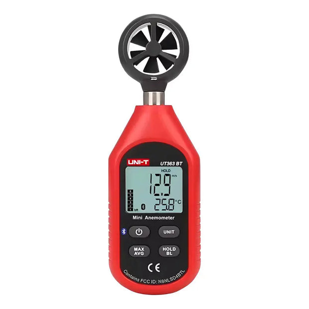 Anemómetro Digital Uni-t Ut363bt/medidor De Viento - thor insumos