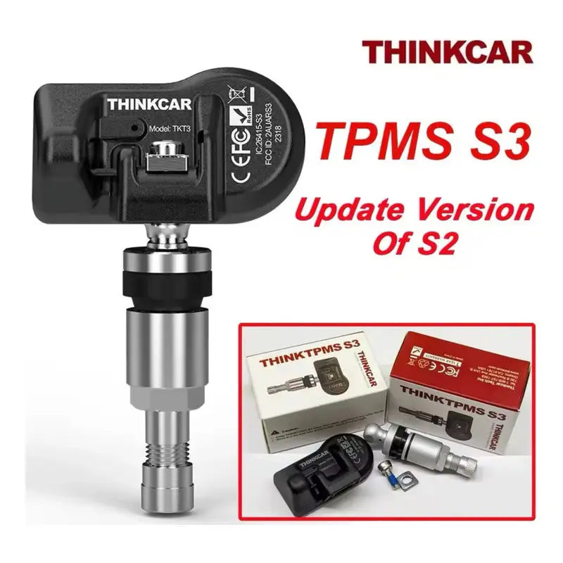 Sensores Tpms Universal Para Auto, Thinkcar S3/ 4 Unidades - thor insumos