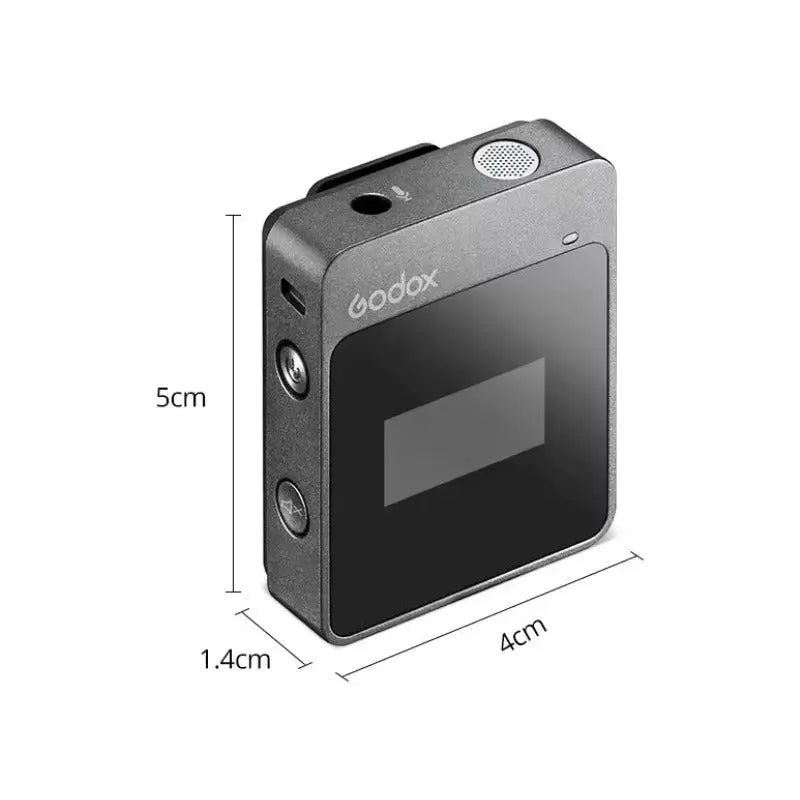 Micrófono Inalámbrico De Solapa Godox Movelink M2 Negro - thor insumos