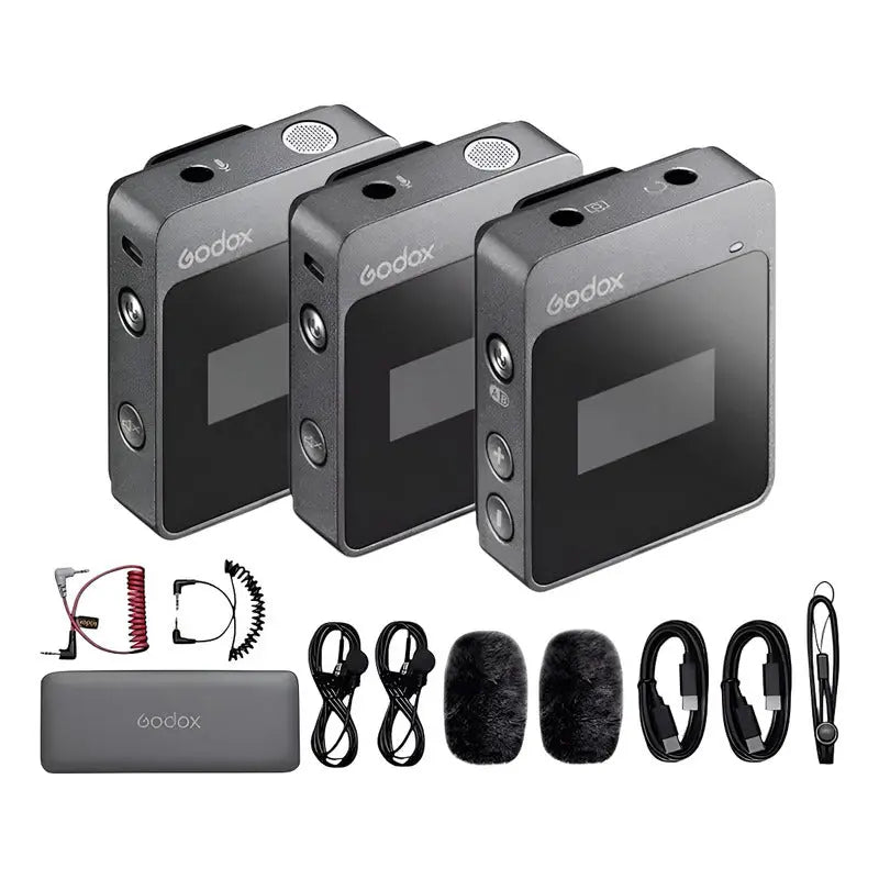 Micrófono Inalámbrico De Solapa Godox Movelink M2 Negro - thor insumos