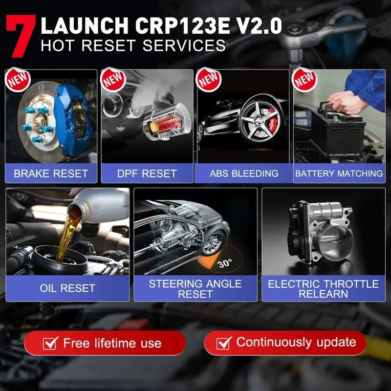 Escaner Multimarca Launch Crp123e V2.0 Actualizacion Gratis - thor insumos