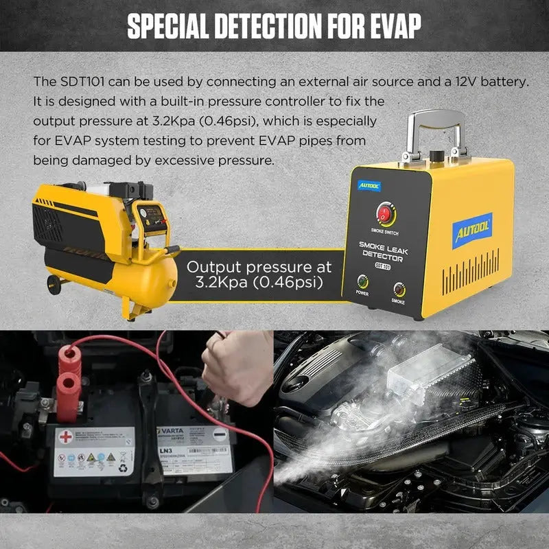 Detector Fugas De Humo Automotriz Autool, Diagnostico - thor insumos