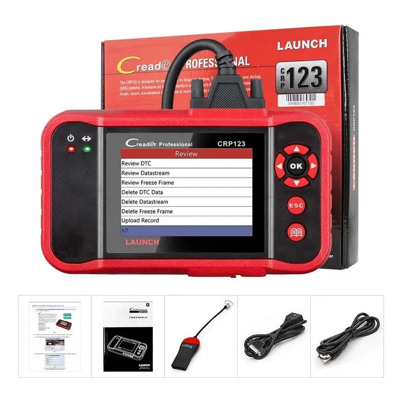 Escáner Automotriz Multimarca Launch Crp123 thor insumos