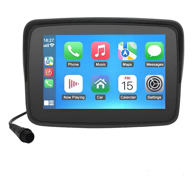 Pantalla Tactil A Prueba De Agua Carplay/android Para Moto  Negro - thor insumos