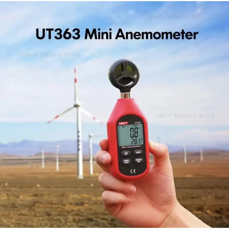 Anemómetro Digital Uni-t Ut363bt/medidor De Viento - thor insumos