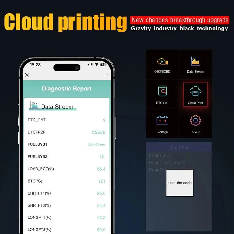 Escáner Automotriz Obd2 Profesional 2024 - thor insumos
