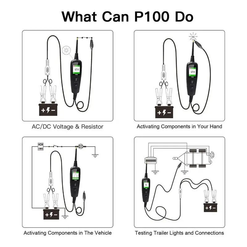 Probador De Circuito Eléctrico Automotriz, Punta Lógica thor insumos