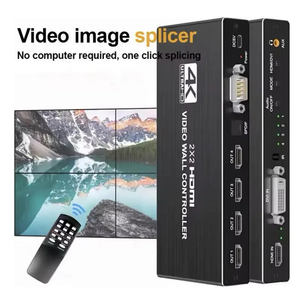 Controlador De Pared De Video 4k 2x2 Hdmi thor insumos