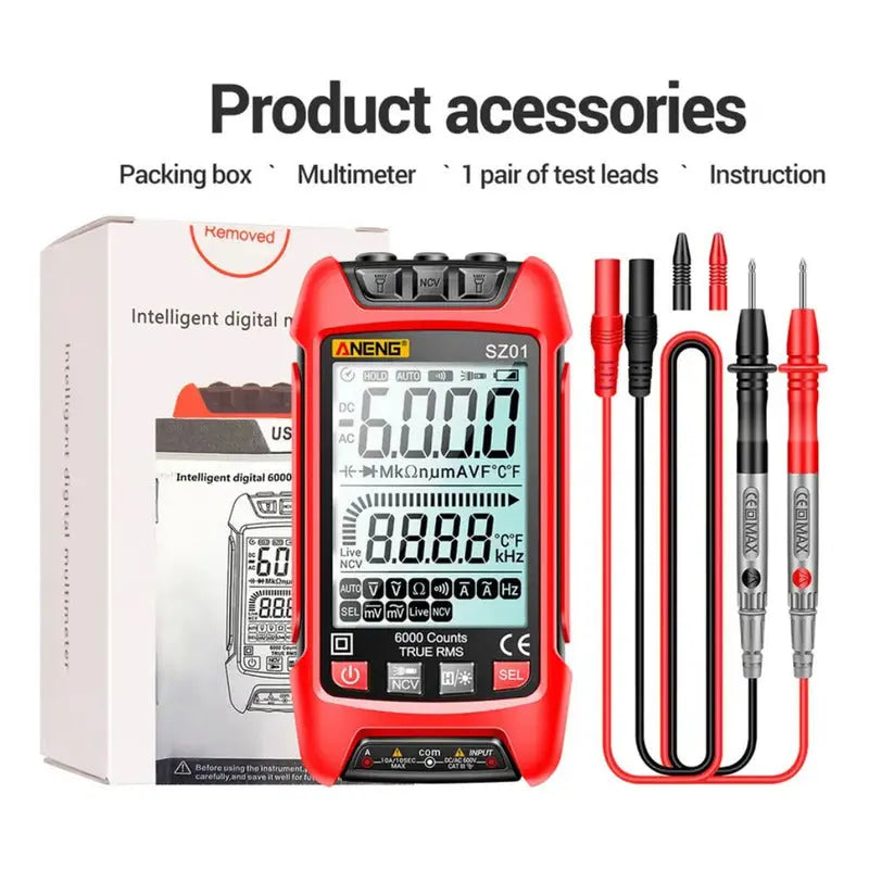 Multímetro Digital Inteligente Con Sensor thor insumos