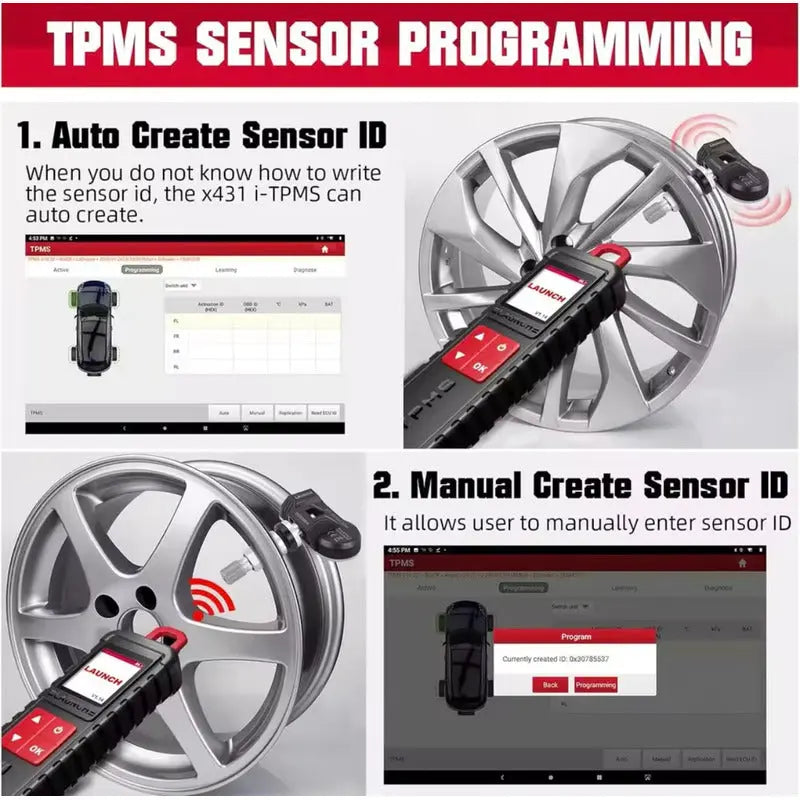 Launch X431 Programador Tmps Para Autos - thor insumos