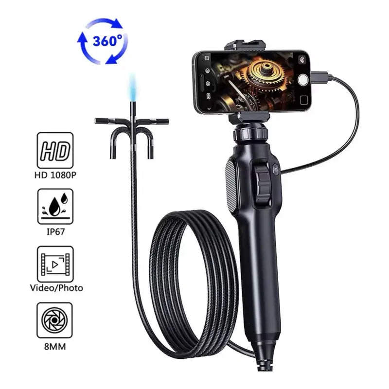 Cámara Endoscópica, Boroscopio, Articulada Para Teléfonos thor insumos