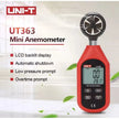 Anemómetro Digital Uni-t Ut363bt/medidor De Viento - thor insumos