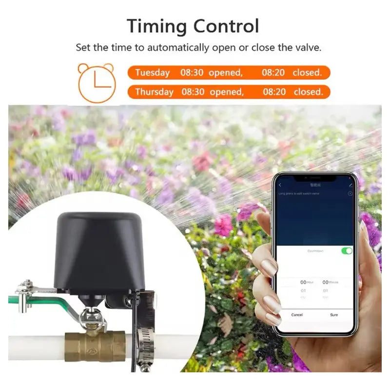 Válvula De Gas Inteligente Con Cierre Automático/wifi/alexa - thor insumos