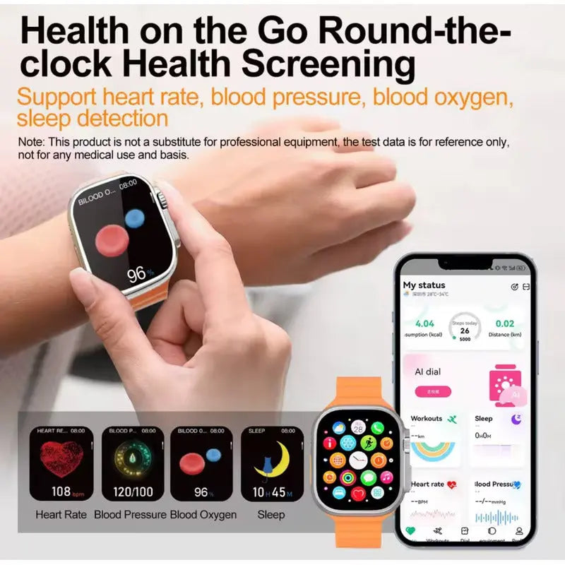 Jdiag Reloj Inteligente Monitoreo Sensor Presión Neumatico Plateado Naranja - thor insumos