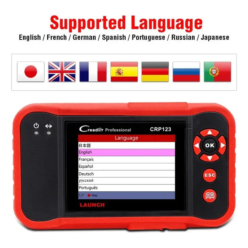 Escáner Automotriz Multimarca Launch Crp123 thor insumos