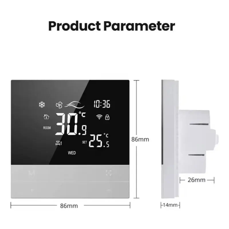 Termostato Digital Inteligente/aire Acondicionado/wifi/alexa - thor insumos
