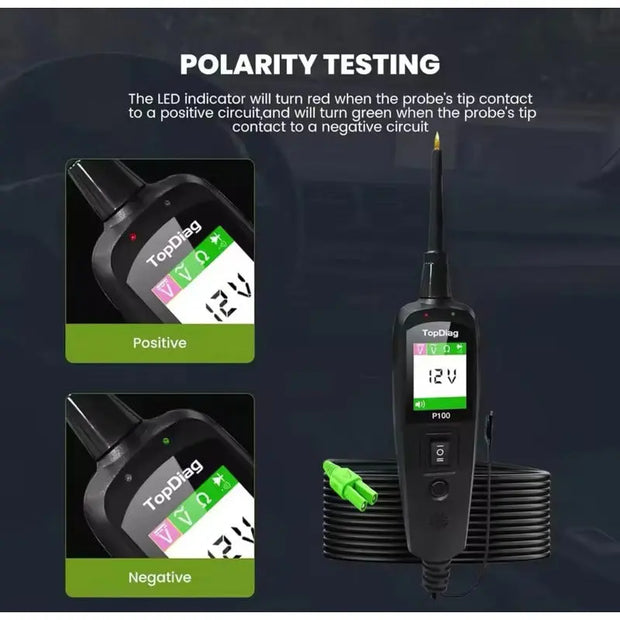 Probador De Circuito Eléctrico Automotriz, Punta Lógica 10m - thor insumos