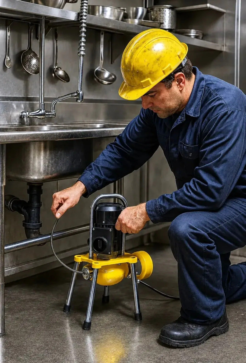 Máquina Destapadora Cañerías Profesional, Gasfiteria