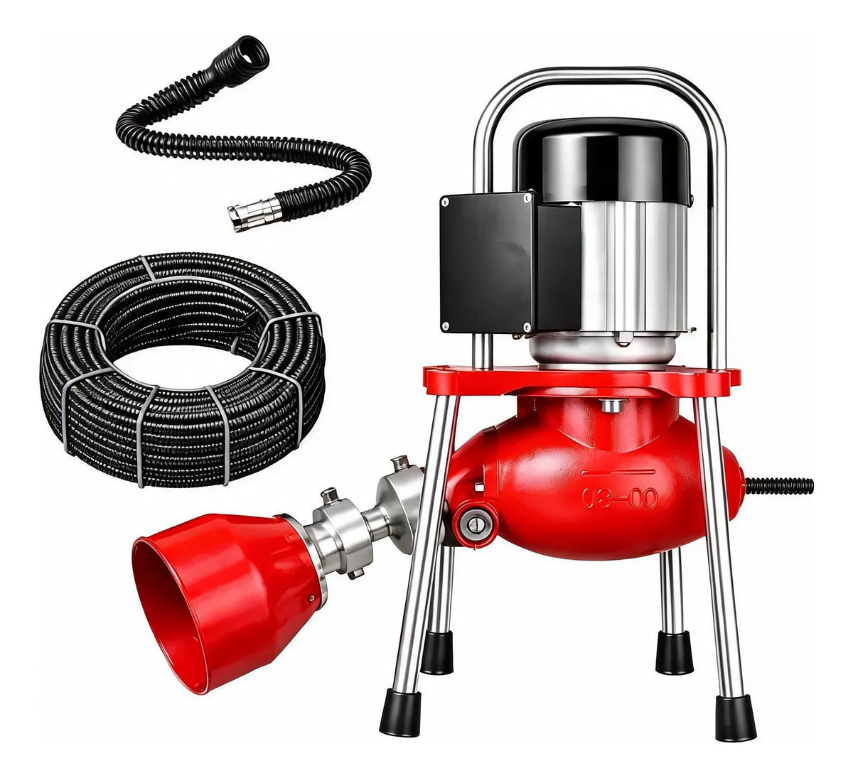Máquina Destapadora Cañerías Gq-80 Profesional 2800w