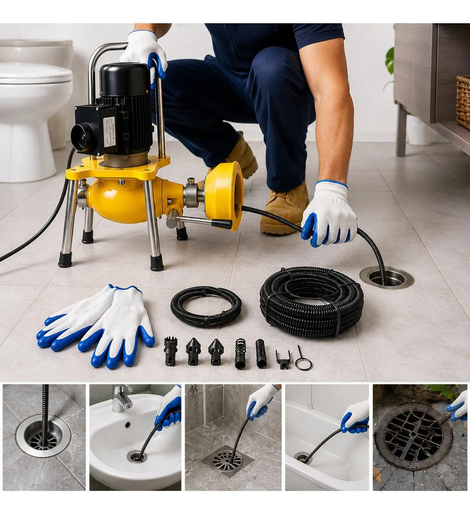 Máquina Destapadora Cañerías Profesional, Gasfiteria