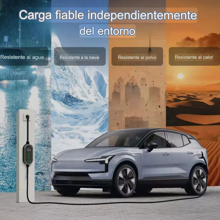 Cargador Ev Portátil Afeev Tipo 2 3.5kw 16a Wifi
