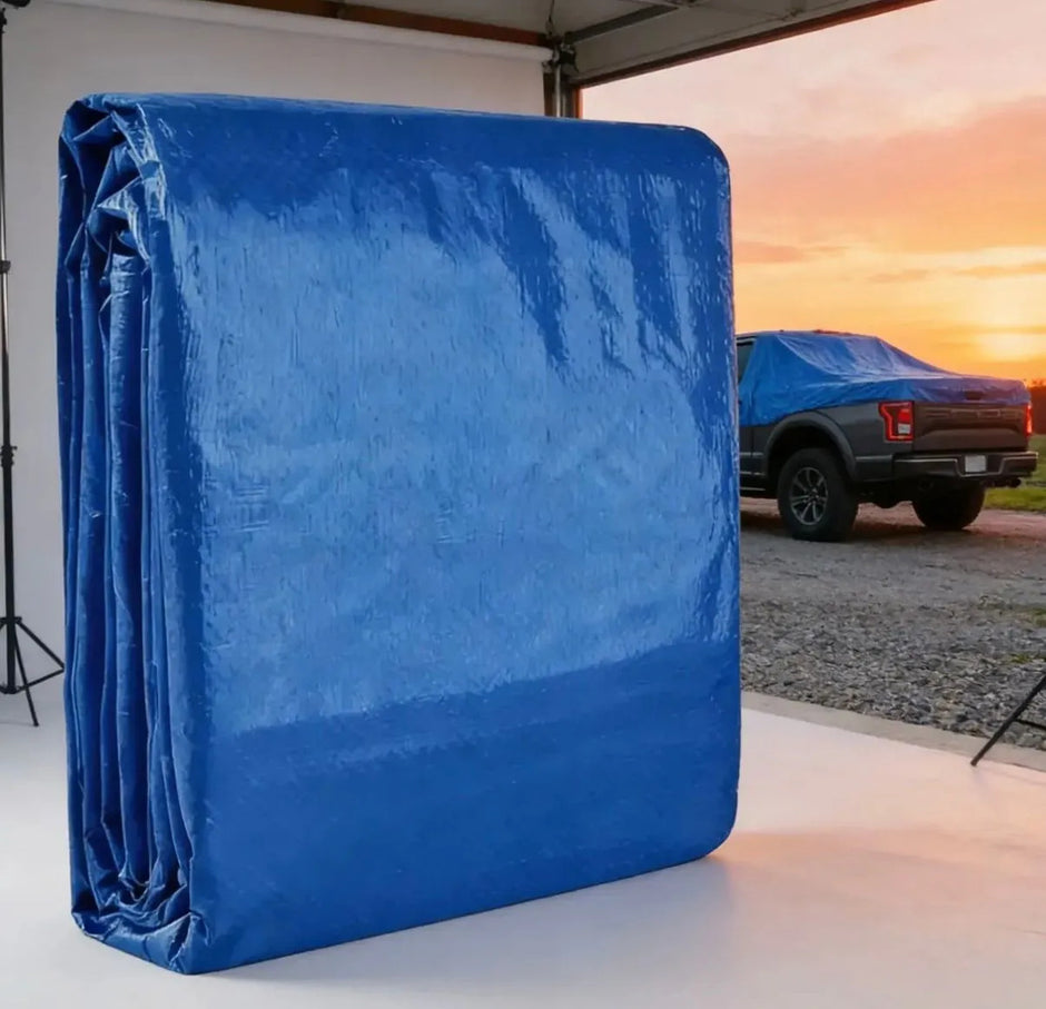 Lona Impermeable 10x2m Cubre Auto Camioneta Protección