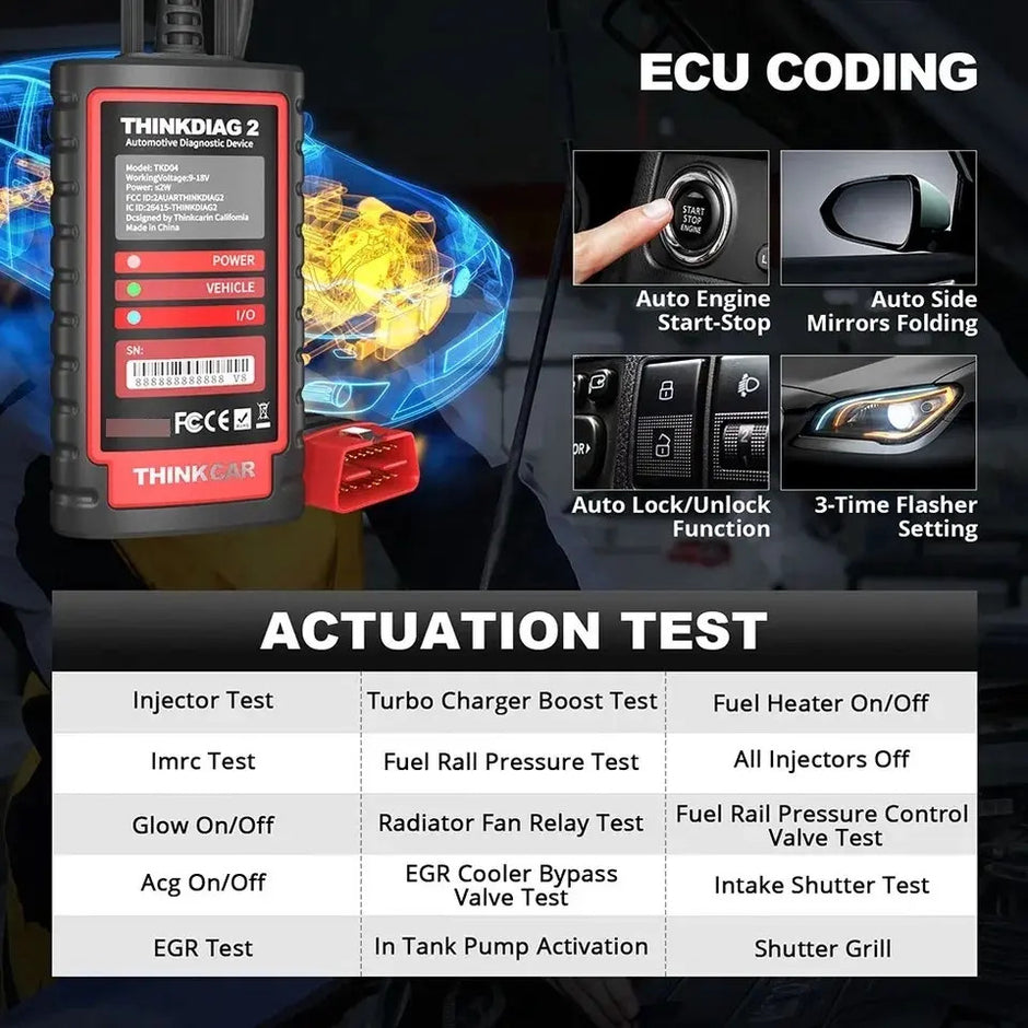 Escaner Multimarca Thinkdiag2  Actualizacion Gratis/ Dpf