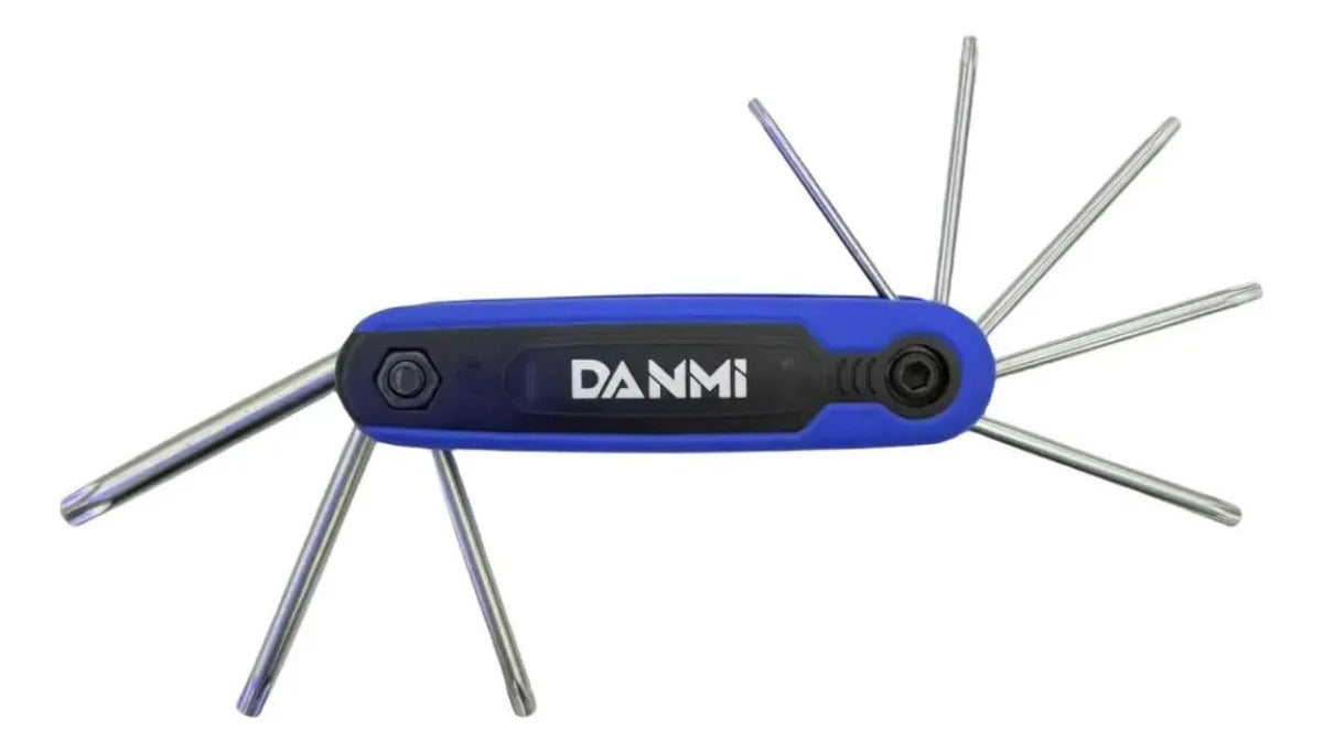 Juego Llaves Torx T9-t40 Con Orificio Danmi