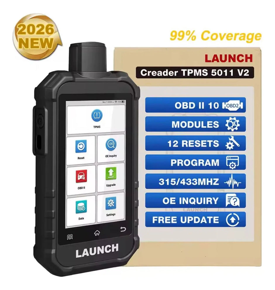 Launch X431 5011 V2 Tpms Scanner Para Vehículos