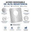 Kit 10 Placas Reparación Bisagras Acero + Tornillos