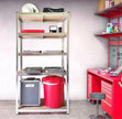 Estante Metálico 180x90x40 5 Niveles Mdf