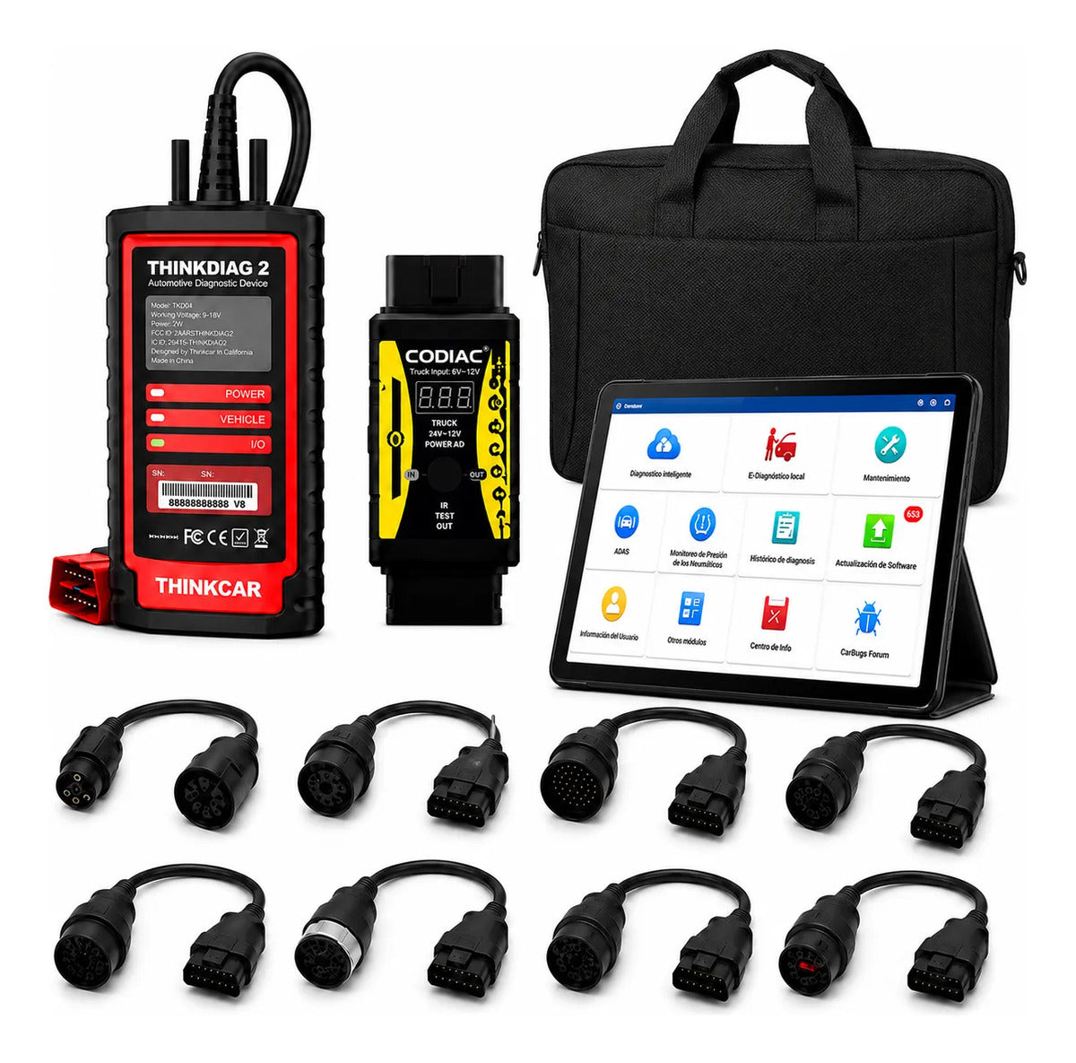 Escáner Thinkdiag 2 Pro Full 12v-24v + Tablet + Regalo X431