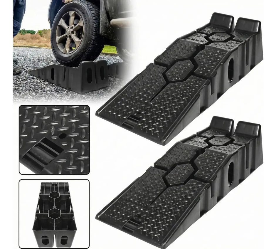 Rampas Elevación Auto Set De 2 | Suv Camioneta 3000kg