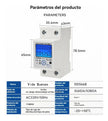 Medidor Digital Monofásico 50a Riel Din 220v