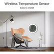 Higrómetro Digital Inteligente Blanco Sensor De Temperatura