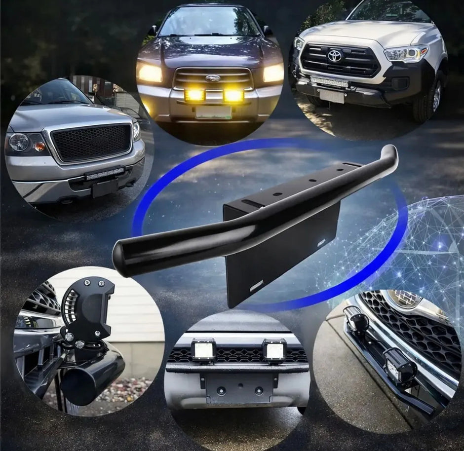 Soporte Porta Patente Barra Led Offroad 4x4 Universal